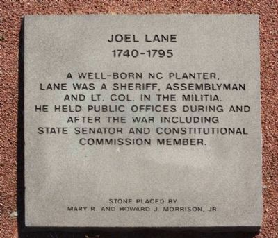 Joel Lane Marker. Click for full size. Joel Lane Marker image. Click for full size.