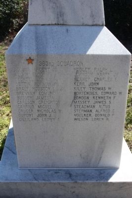 364th Fighter Group Marker, west face image. Click for full size.
