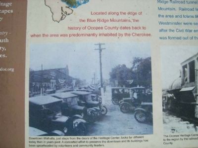 Oconee Heritage Center Marker image. Click for full size.