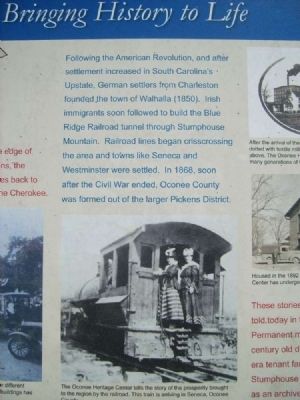 Oconee Heritage Center Marker image. Click for full size.