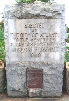 Moses W. Formwalt Monument image. Click for full size.
