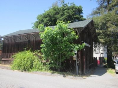 Novato's First Railroad Station. Click for full size. Novato's First Railroad Station image. Click for full size.
