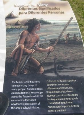 The Miami Circle Marker image. Click for full size.