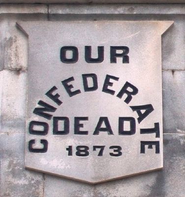 Our Confederate Dead Marker. Click for full size. Our Confederate Dead Marker image. Click for full size.