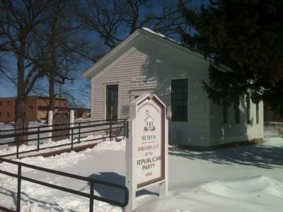 Birthplace of the Republican Party Markers. Click for full size. Birthplace of the Republican Party Markers image. Click for full size.