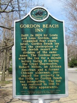 Gordon Beach Inn Marker image. Click for full size.