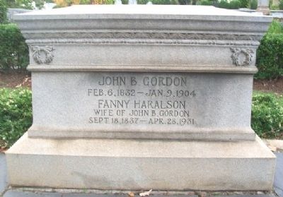 John Brown Gordon Monument. Click for full size. John Brown Gordon Monument image. Click for full size.