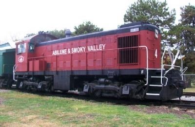 Abilene & Smoky Valley Excursion Train at Rock Island Depot image. Click for full size.