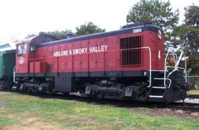 Abilene & Smoky Valley Excursion Train at Rock Island Depot image. Click for full size.