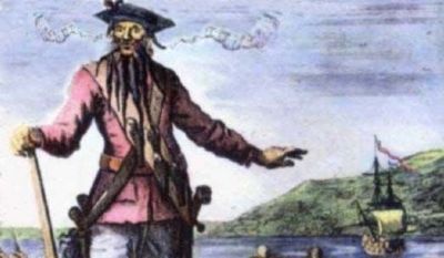 Edward Teach "Blackbeard" image. Click for full size.