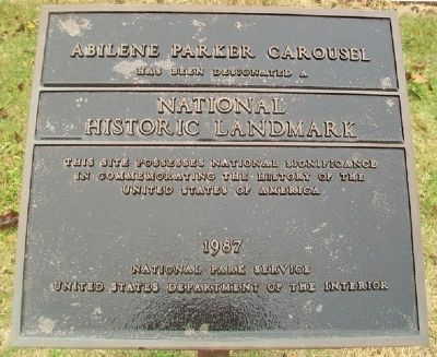 Abilene Parker Carousel NHL Marker. Click for full size. Abilene Parker Carousel NHL Marker image. Click for full size.