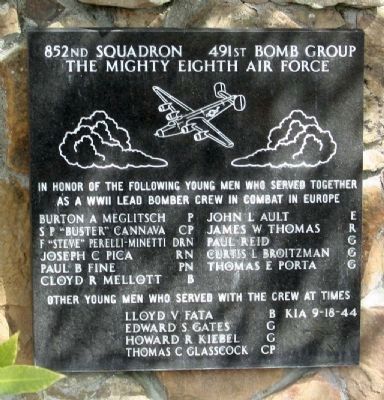 491st Bombardment Group 852nd Squadron image. Click for full size.