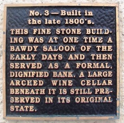 Commercial National Bank Block Marker. Click for full size. Commercial National Bank Block Marker image. Click for full size.