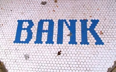 Commercial National Bank Entry Tile. Click for full size. Commercial National Bank Entry Tile image. Click for full size.