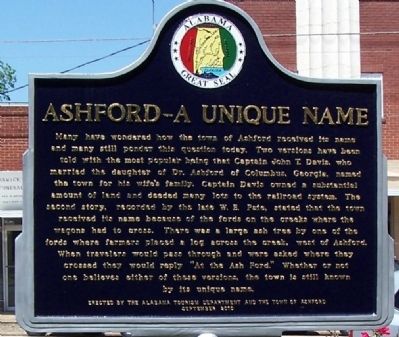 Ashford - a Unique Name Marker image. Click for full size.