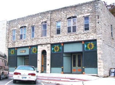 Palenske Building and Marker. Click for full size. Palenske Building and Marker image. Click for full size.