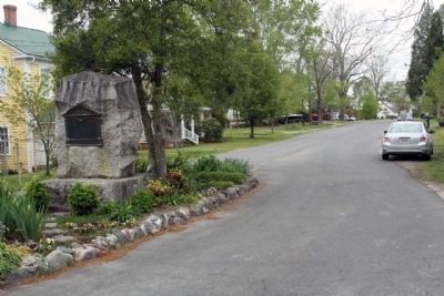 Colonial Bath Marker on South Main Street looking north image. Click for full size.