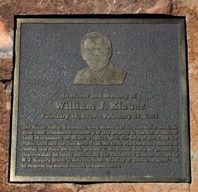 William J. Klauer Marker image. Click for full size.