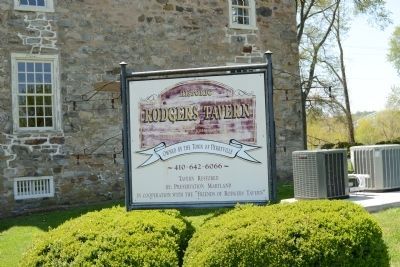 Historic Rogers Tavern Sign image. Click for full size.