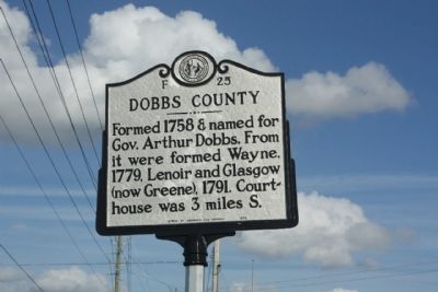 Dobbs County Marker image. Click for full size.