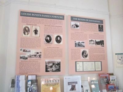 Information Displayed at the Marin County Museum image. Click for full size.