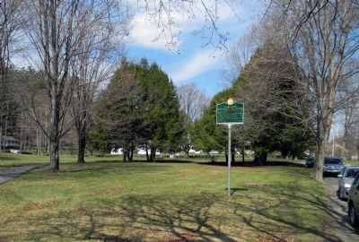 Wide view of the Marianne Gaillard Faulkner marker. Click for full size. Wide view of the Marianne Gaillard Faulkner marker image. Click for full size.
