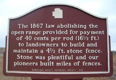 Stone Fences Marker. Click for full size. Stone Fences Marker image. Click for full size.