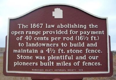 Stone Fences Marker image. Click for full size.