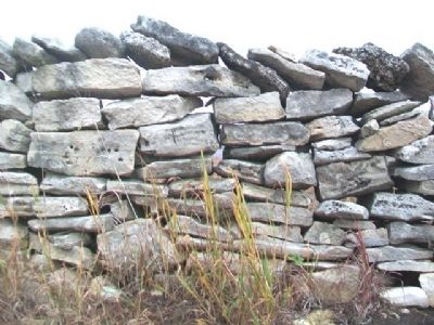 Restored Stone Fence Near Marker. Click for full size. Restored Stone Fence Near Marker image. Click for full size.