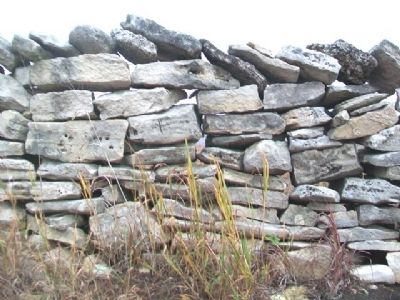 Restored Stone Fence Near Marker image. Click for full size.