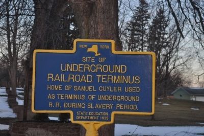 Underground Railroad Terminus Marker image. Click for full size.