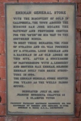 Ehrman General Store Marker image. Click for full size.