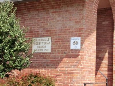 Churchville Presbyterian Church Founded 1738. Click for full size. Churchville Presbyterian Church Founded 1738 image. Click for full size.