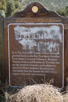 Truchas Marker. Click for full size. Truchas Marker image. Click for full size.