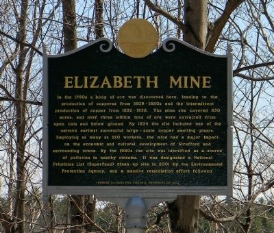 Elizabeth Mine marker image. Click for full size.