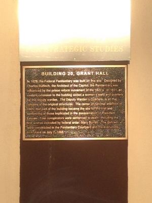 Building 20, Grant Hall Marker image. Click for full size.