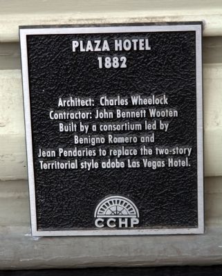 Plaza Hotel Marker. Click for full size. Plaza Hotel Marker image. Click for full size.