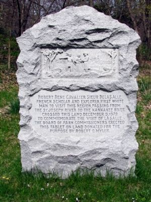 Robert Rene Cavalier Sieur DeLaSalle Marker. Click for full size. Robert Rene Cavalier Sieur DeLaSalle Marker image. Click for full size.