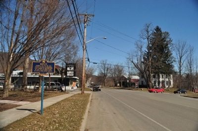 Naples Marker as seen facing North on North Main image. Click for full size.
