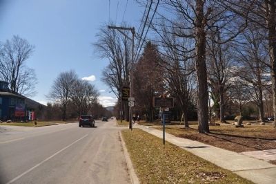 Naples Marker as seen facing South on North Main image. Click for full size.