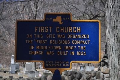 First Church Marker. Click for full size. First Church Marker image. Click for full size.