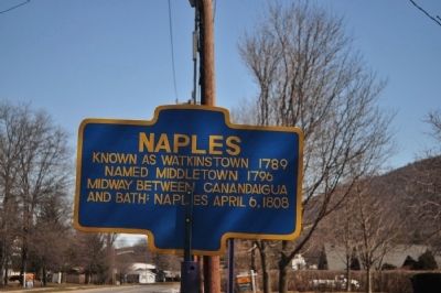Naples Marker. Click for full size. Naples Marker image. Click for full size.