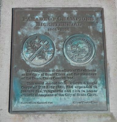 Parade of Champions Marker. Click for full size. Parade of Champions Marker image. Click for full size.