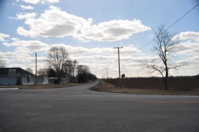 Ca-Na-Wau-Gus Marker as seen facing south across Rte. 5 image. Click for full size.
