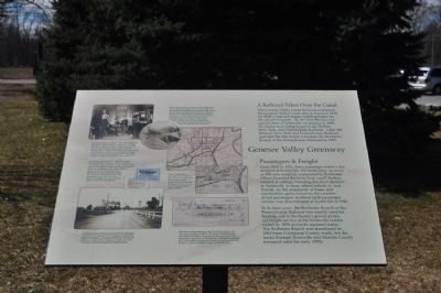 Genesee Valley Greenway Marker image. Click for full size.