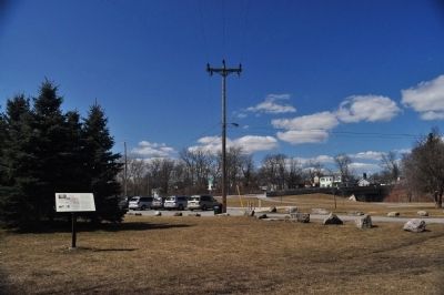 Genesee Valley Greenway Marker in situ, facing 251 image. Click for full size.