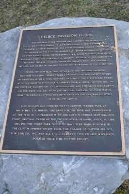 Peirce Pavillion II Marker image. Click for full size.