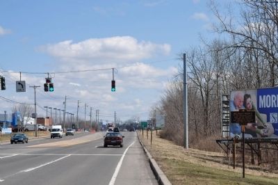 Military Route Marker as seen facing east on 5&20. Click for full size. Military Route Marker as seen facing east on 5&20 image. Click for full size.