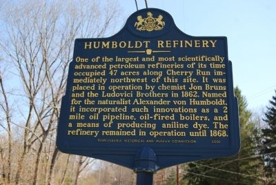 Humboldt Refinery Marker image. Click for full size.