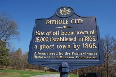 Pithole City Marker image. Click for full size.
